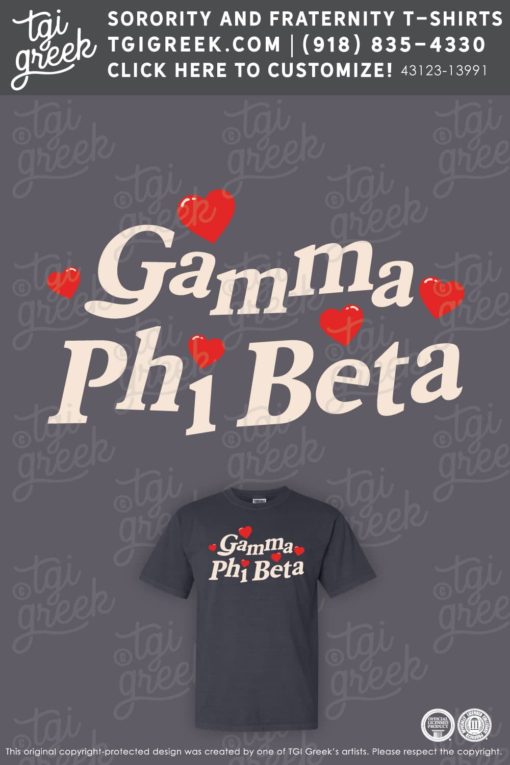 Gamma Phi Beta – OSU PR shirt