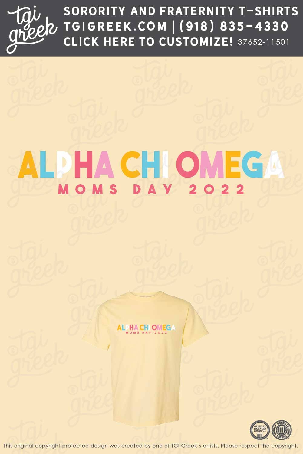 Alpha Chi Omega – OU Mom’s Day Tee
