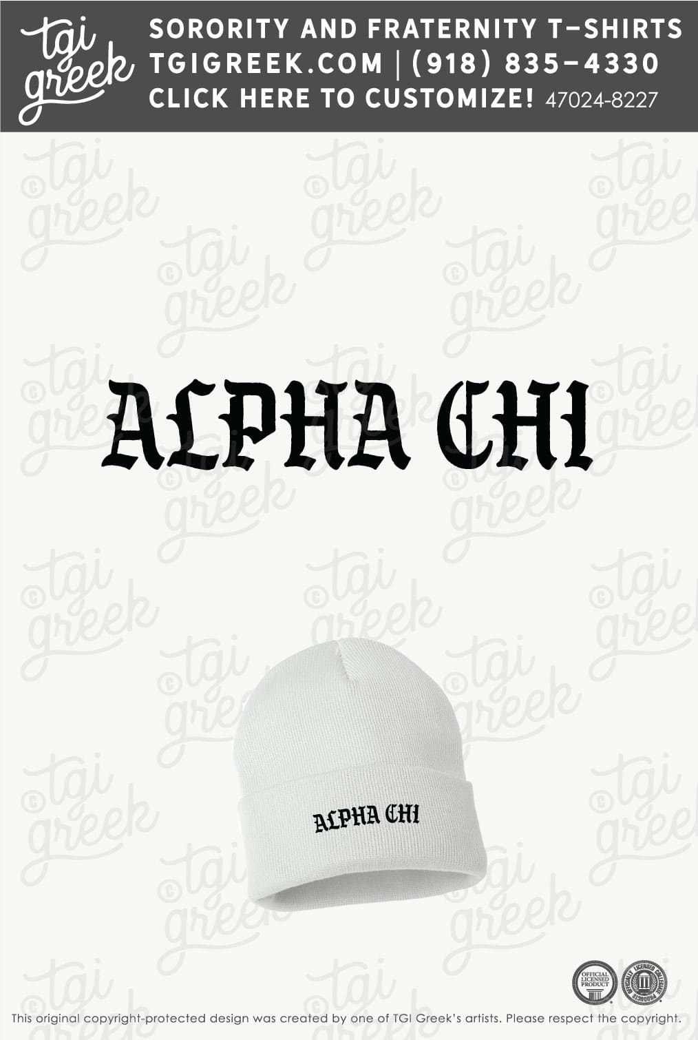 Alpha Chi Omega – MIZZ Beanie