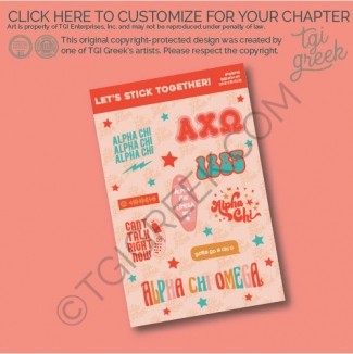 Alpha Chi Omega – Sticker Sheet