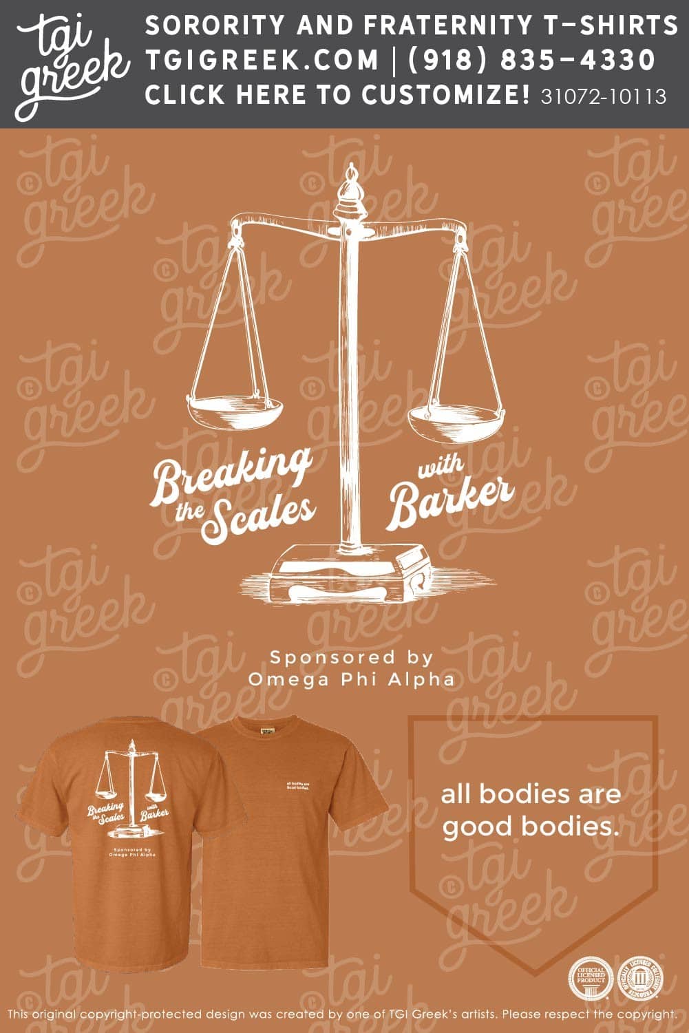 Omega Phi Alpha – VA TECH Homecoming Campaign