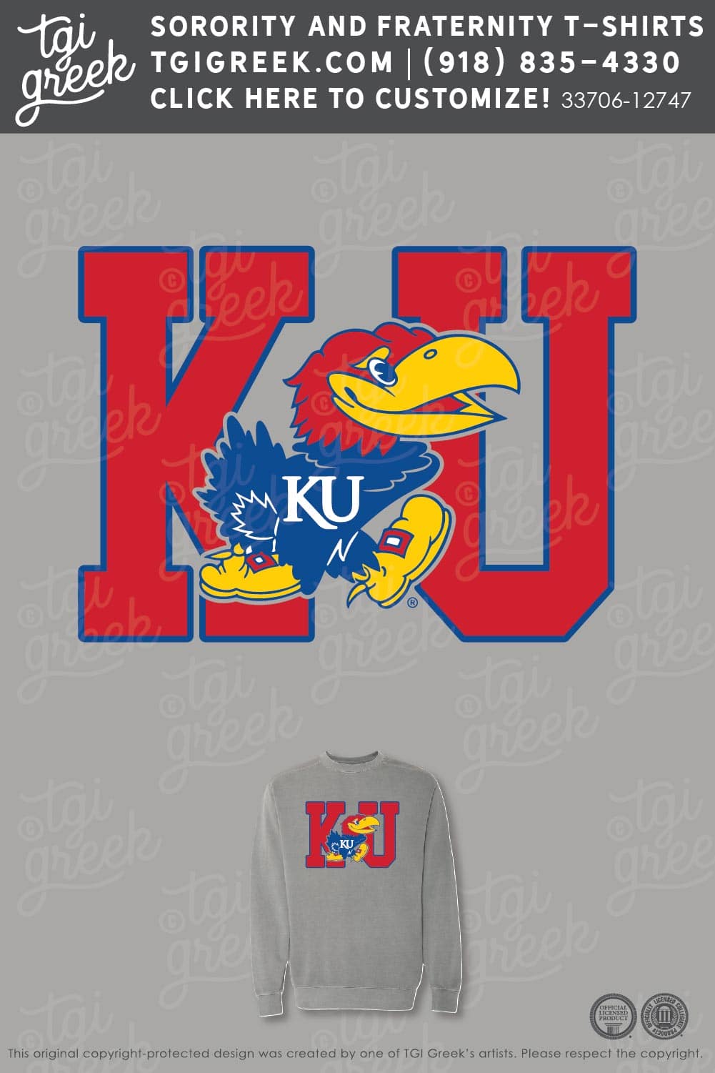 Sigma Kappa – KU Dads Weekend Crewneck
