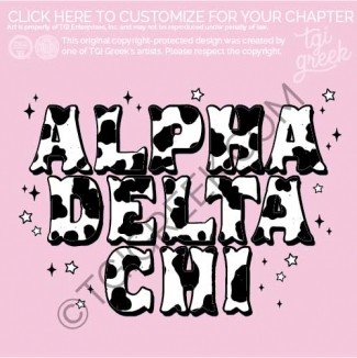 Alpha Delta Chi – UAL rodeo cow