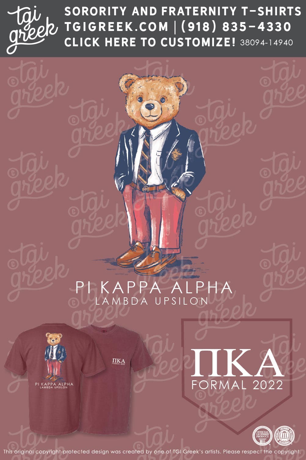 Pi Kappa Alpha – MCNE Formal