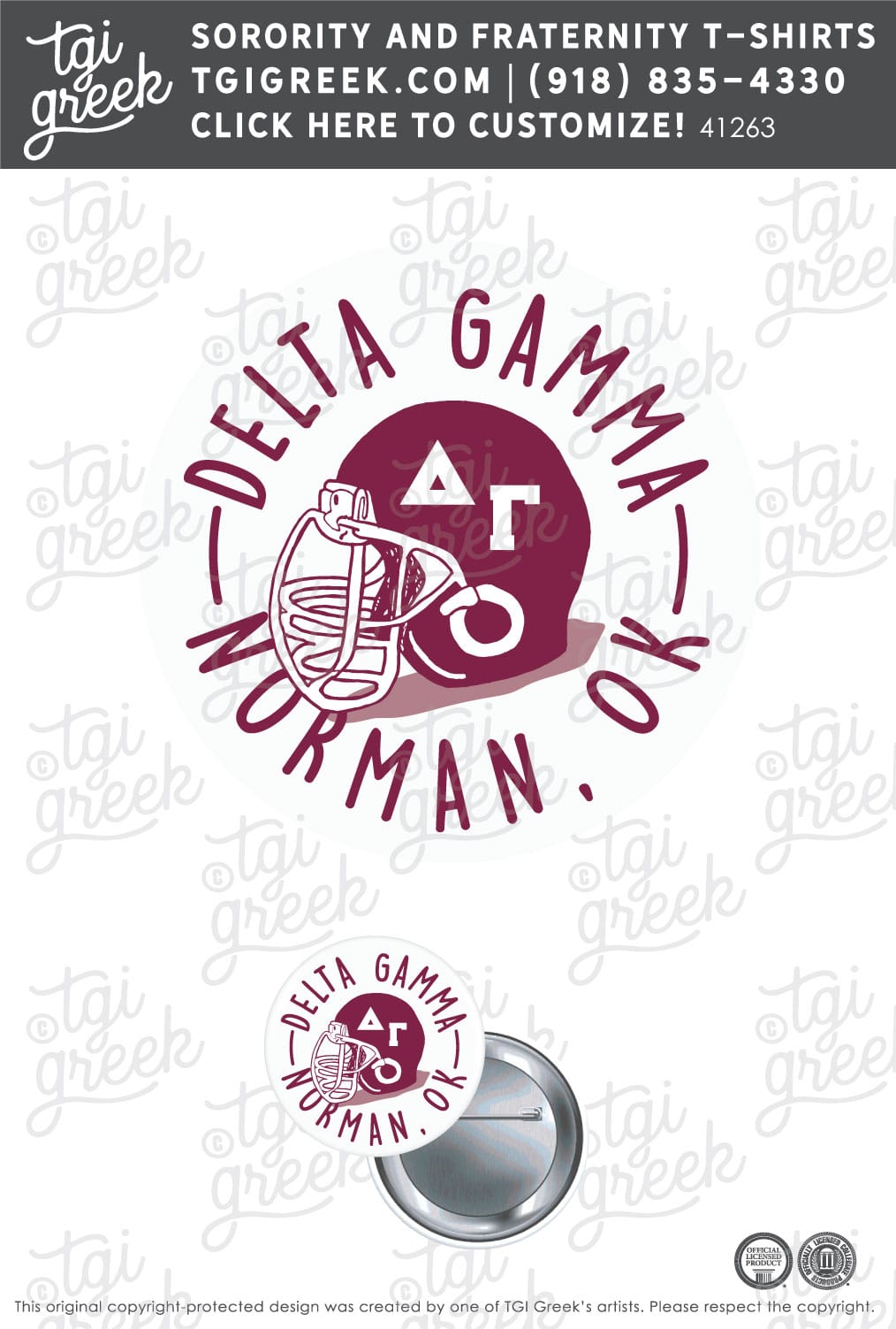 Delta Gamma – OU Free Button