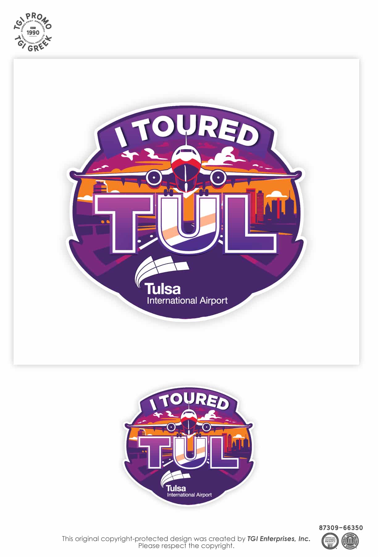 Tulsa International Airport – Airport Sticker