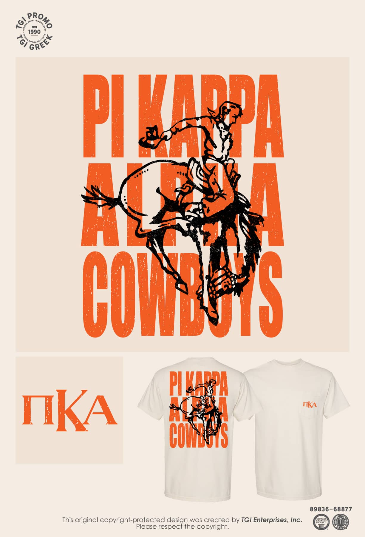 Pi Kappa Alpha – TGI Greek Bronco PR