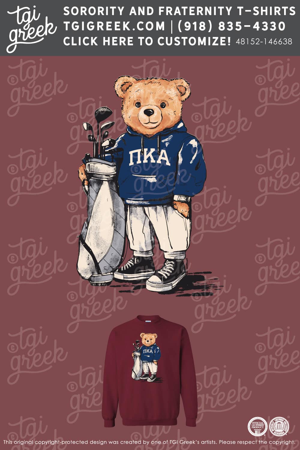 Pi Kappa Alpha – TU PR Bear