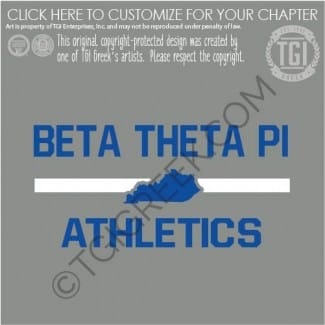 Beta Theta Pi-UK Beta Athletics TShirt