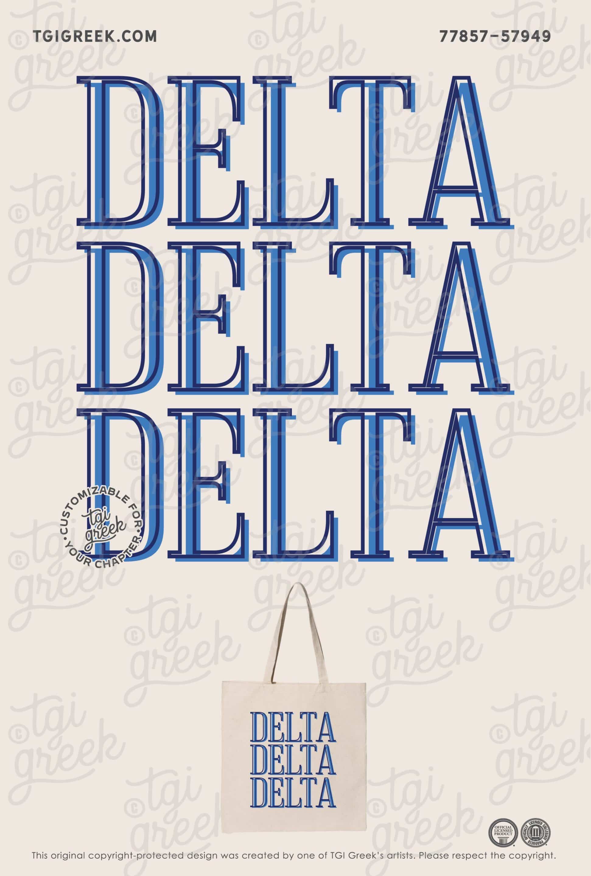 Delta Delta Delta – OSU Tote