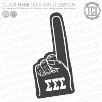 Sigma Sigma Sigma-UA Foam Finger