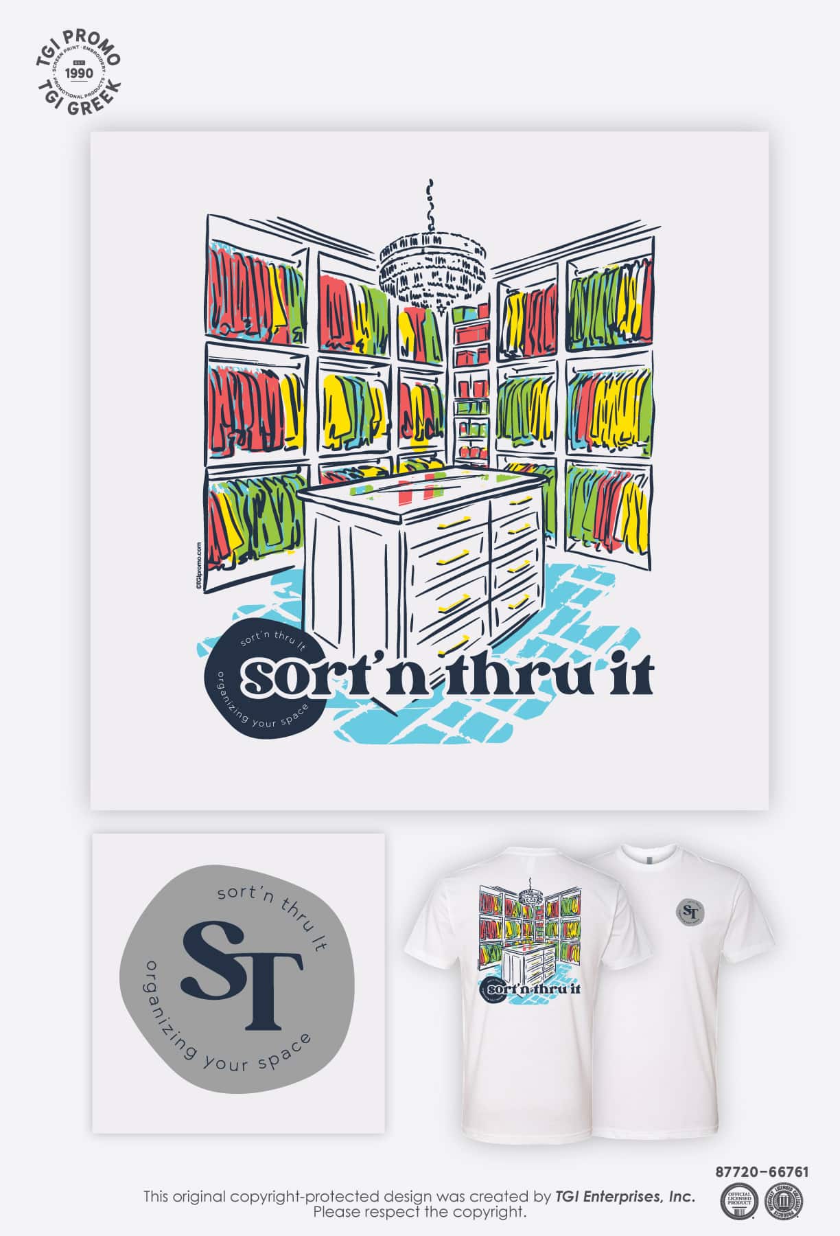 Sort’n Thru It – Logo Tees