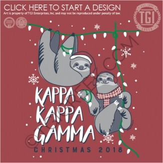 TGI-Kappa Kappa Gamma Sloth Christmas
