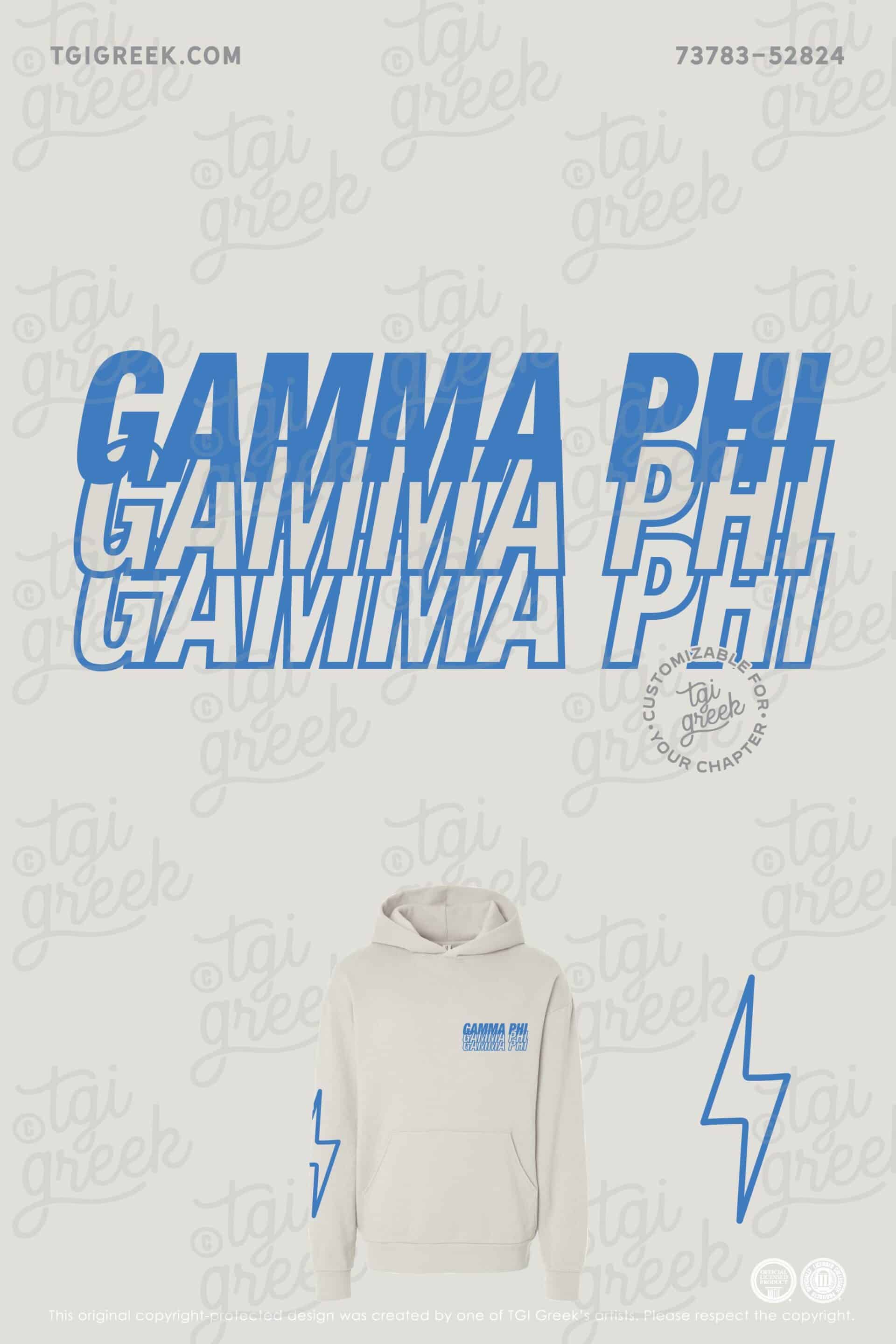 Gamma Phi Beta – TCU PR Hoodie
