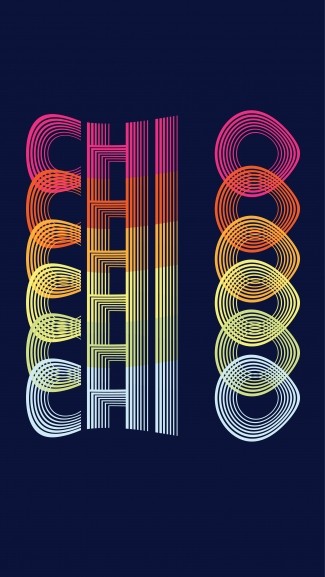 Chi Omega – Neon Stacked
