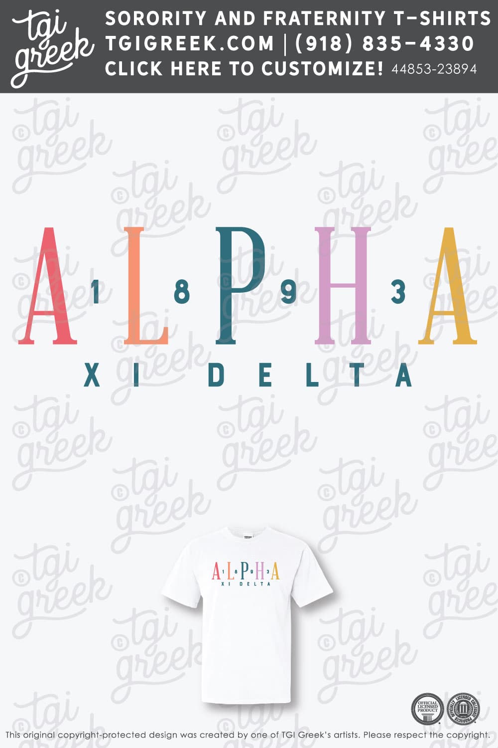 Alpha Xi Delta – OSU PR Colorful