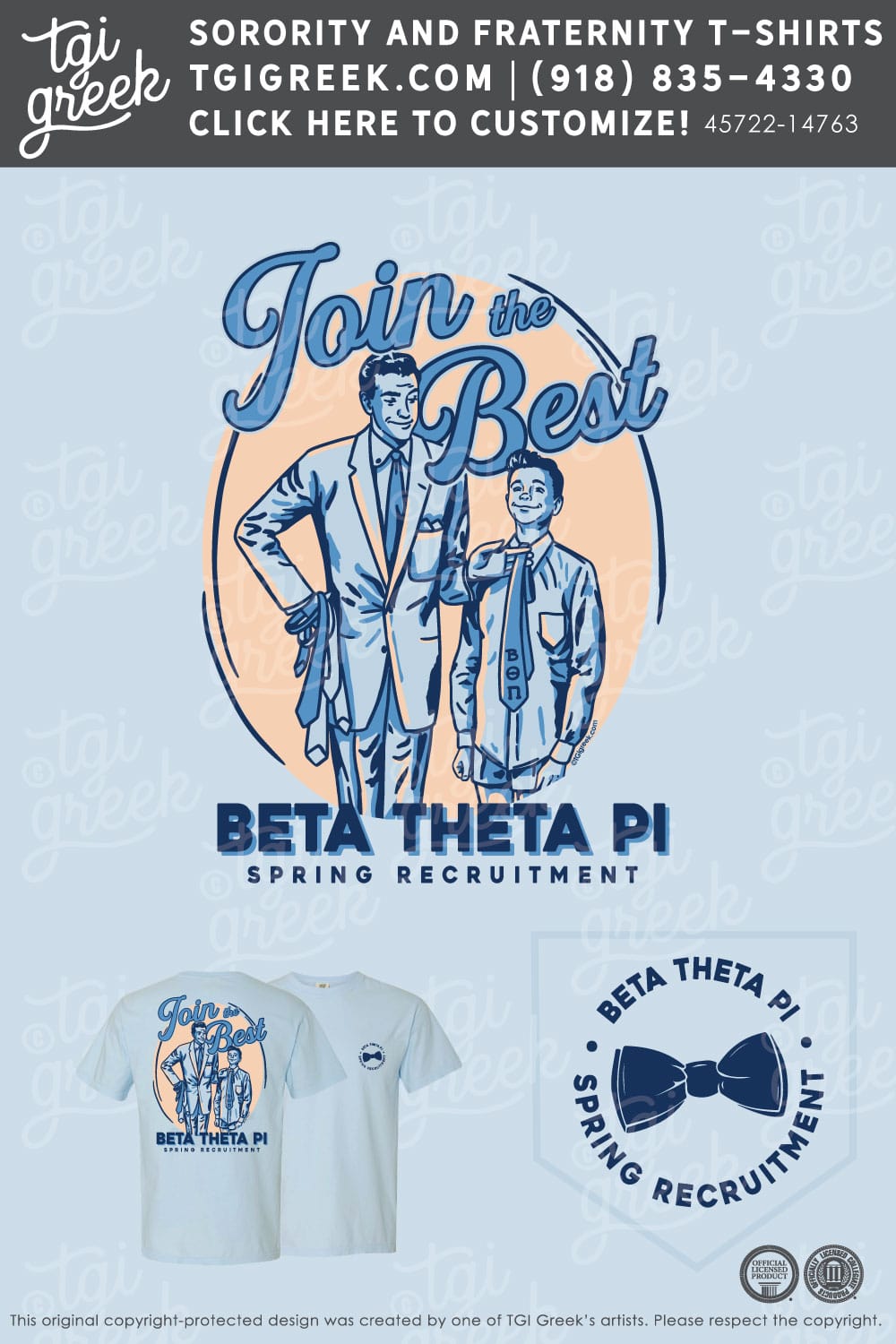 TGI – Beta Theta Pi Boy Tie Recruitment