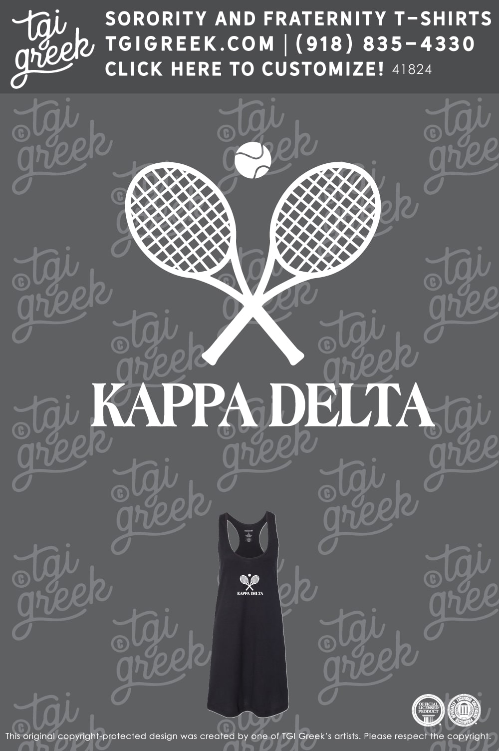 LIVE – Kappa Delta Tennis Club Mini Dress