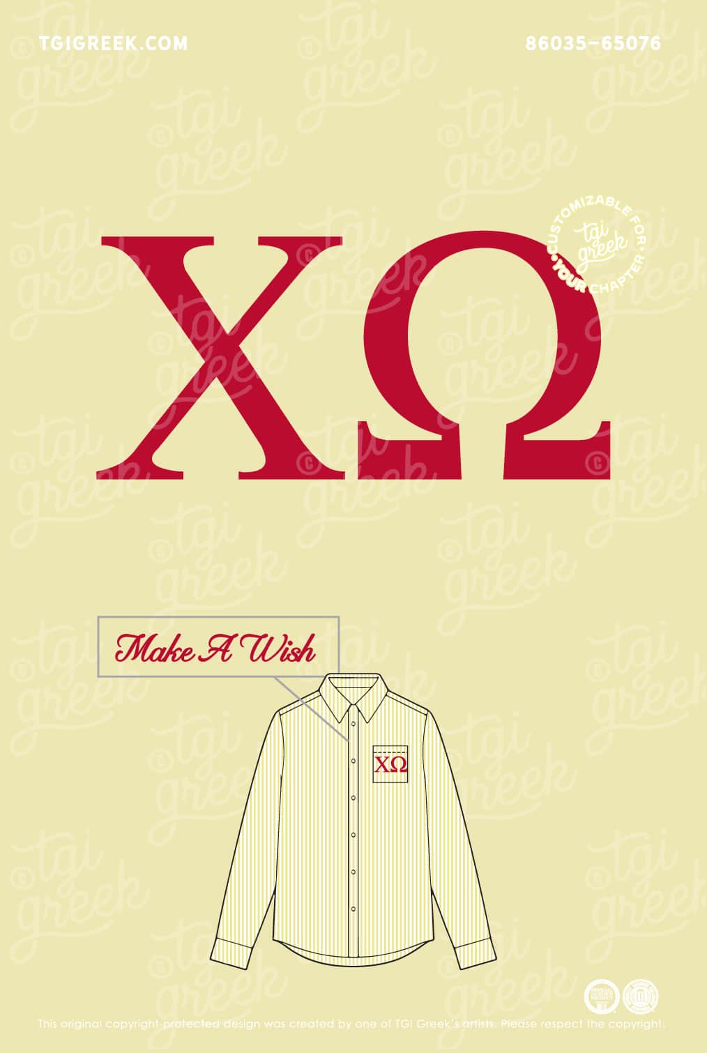 Chi Omega – TGI Button Up