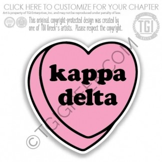 Kappa Delta – Bid Day Sticker