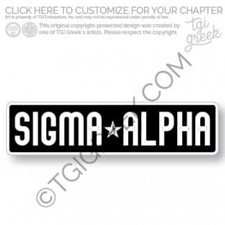 Sigma Alpha – IASU Sticker