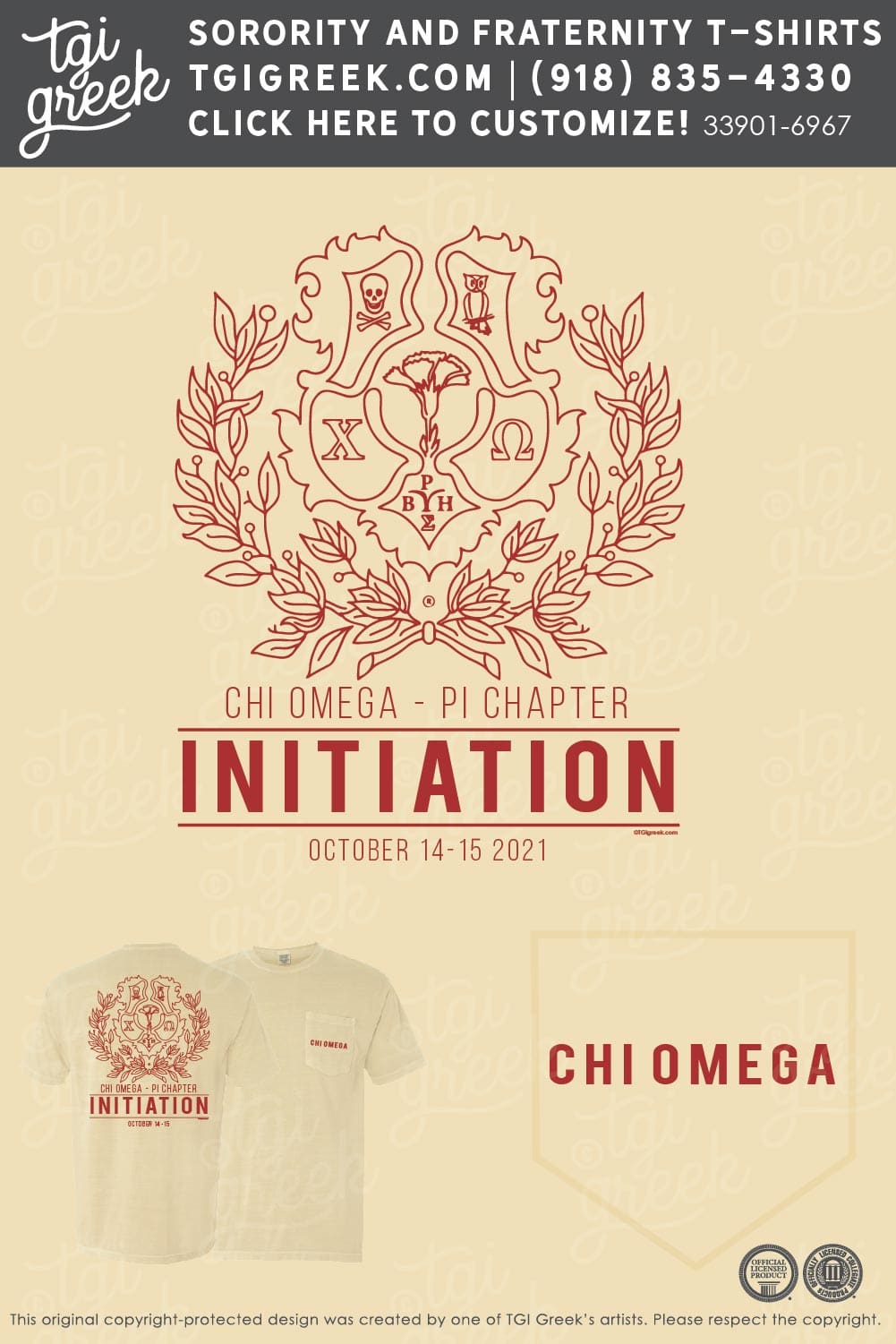 Chi Omega – TU Initiation