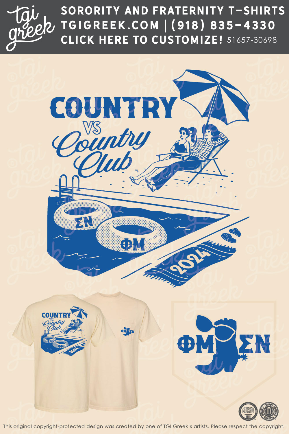 TGI – Phi Mu Country v Country Club Date Party
