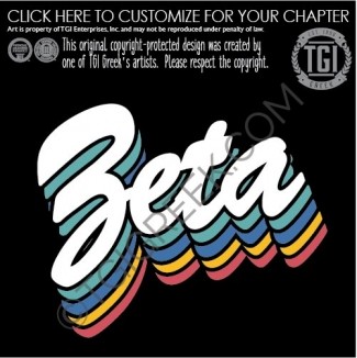 TGI – Zeta Tau Alpha Stacked Script