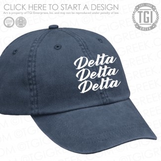 Delta Delta Delta-OSU Bid Day Hats