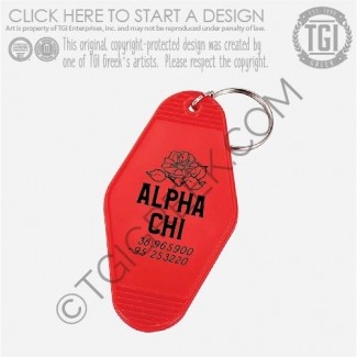 Alpha Chi Omega – KU Keychain