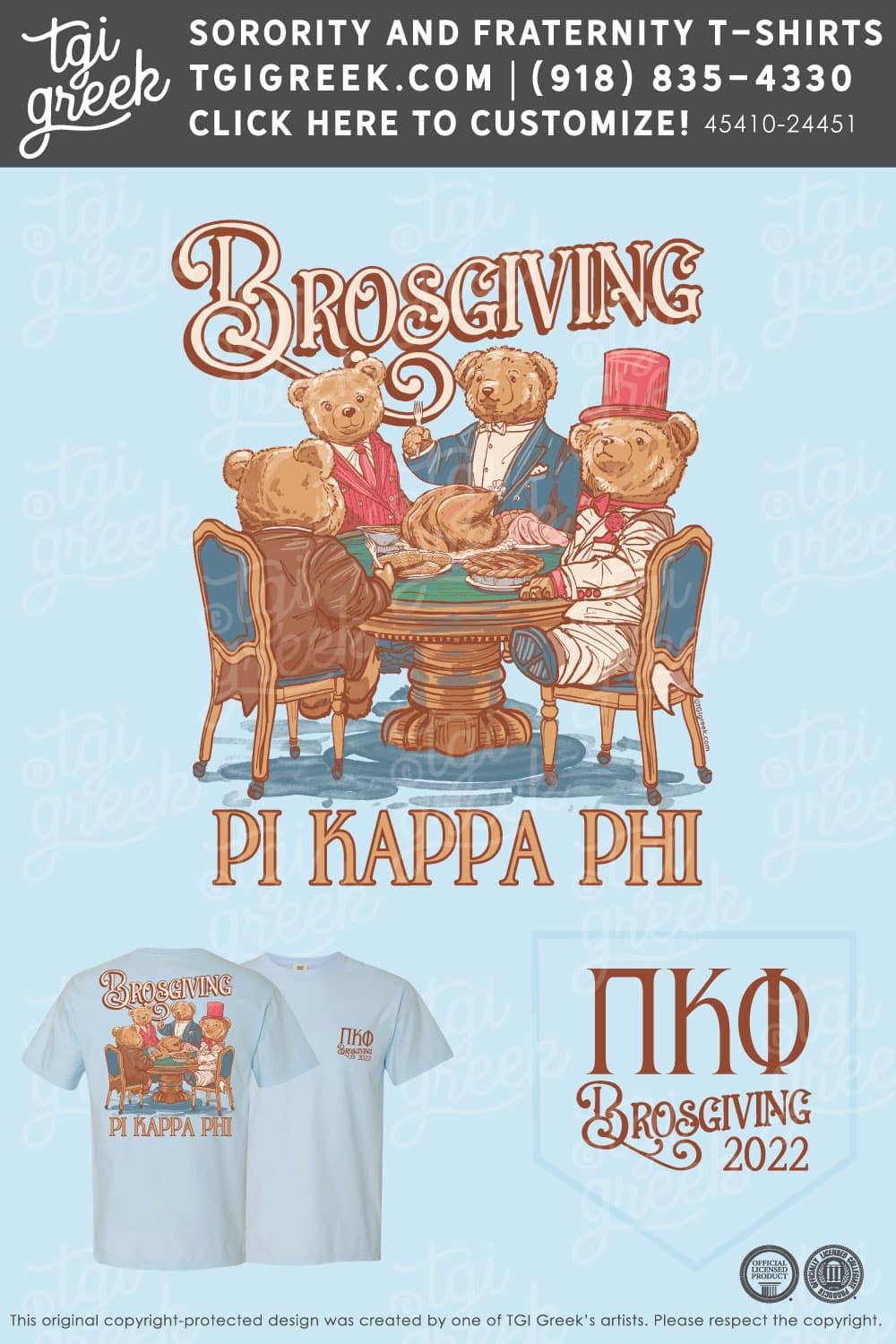 TGI – Pi Kappa Phi Brosgiving Bears