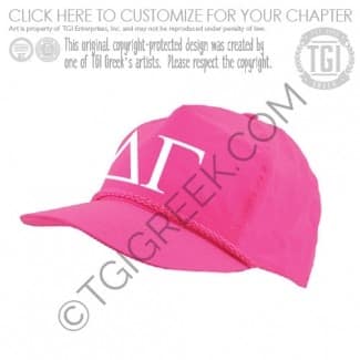 Delta Gamma – Bid Day Hat