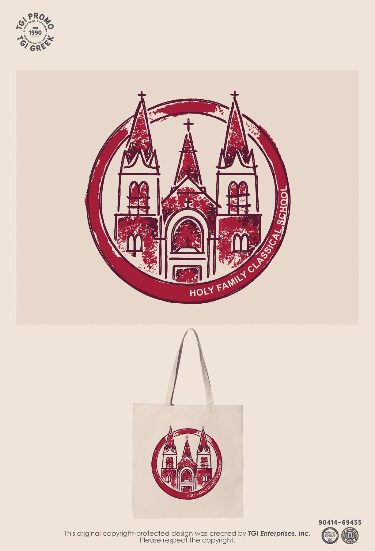 Holy Family Classical School – Canvas Tote