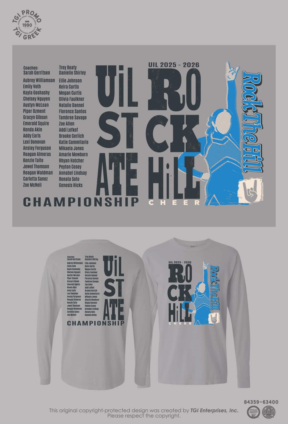 Prosper Rock Hill High School – UIL Cheer