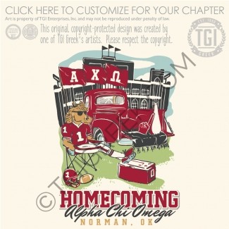 Alpha Chi Omega-OU alumni Tailgate