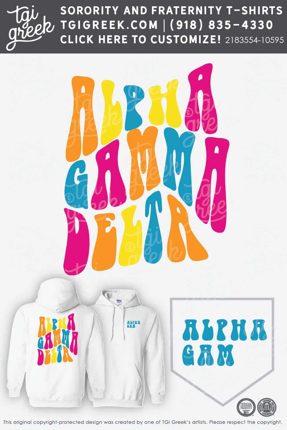 TGI – Alpha Gamma Delta Short Set Live Sale