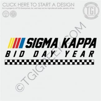 TGI-Sigma Kappa Nascar Bid Day