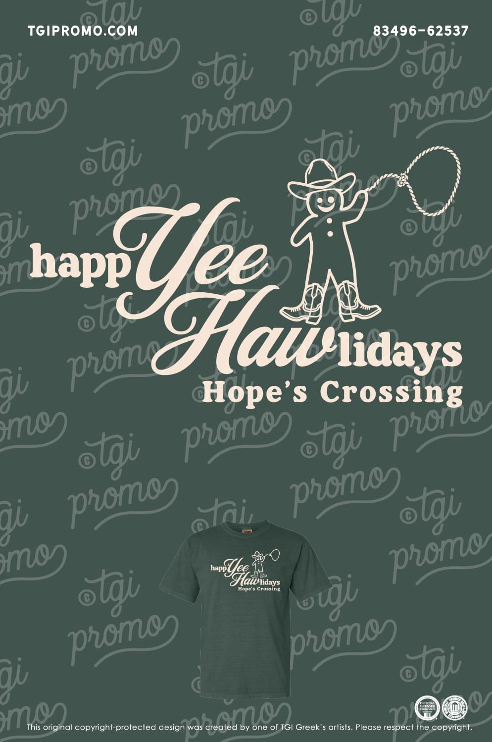 Hope’s Crossing Camp – Gingerbread Tee