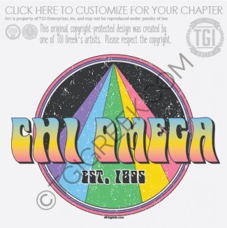 Chi Omega – Rainbow Prism PR