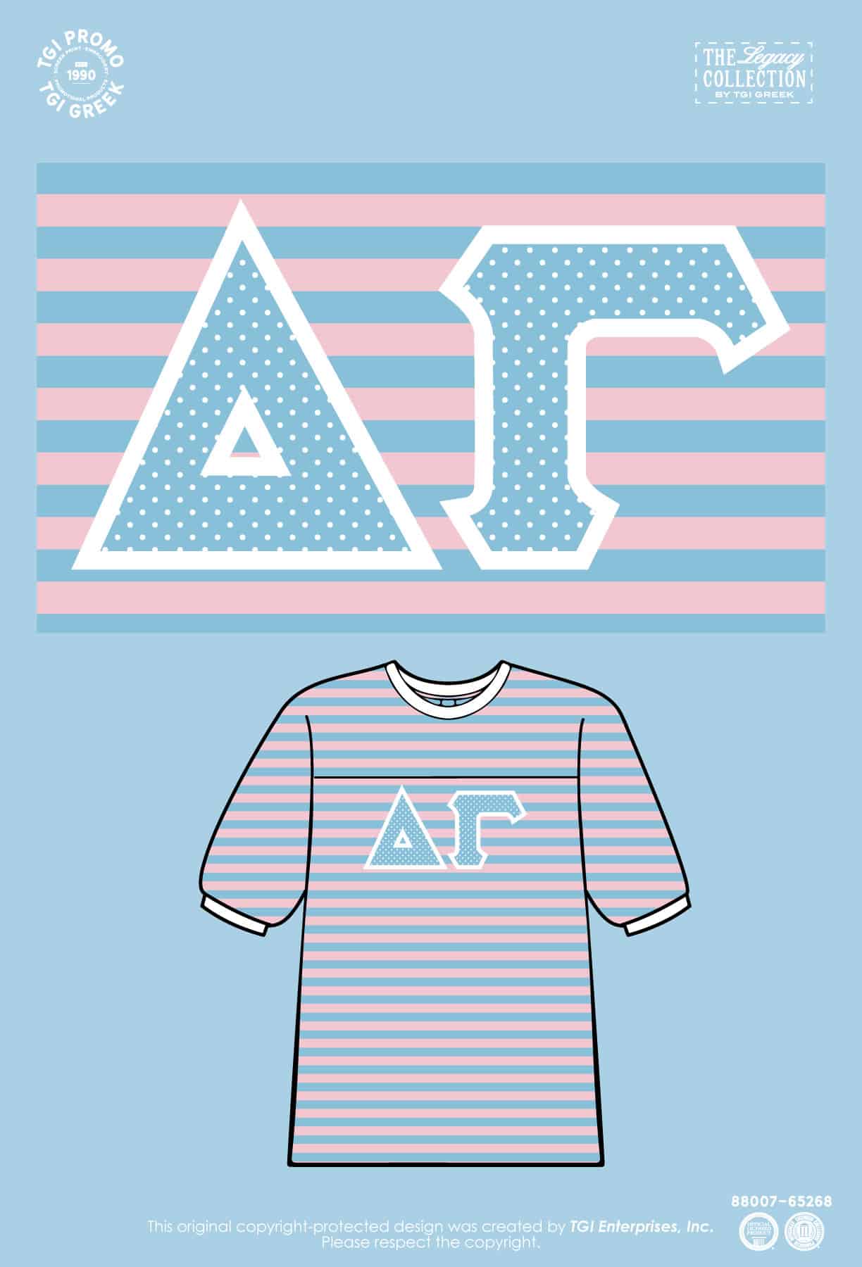 Delta Gamma – TGI Greek Bid Day Jersey