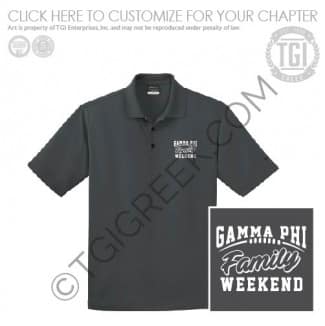 Gamma Phi Beta-OU family weekend polos