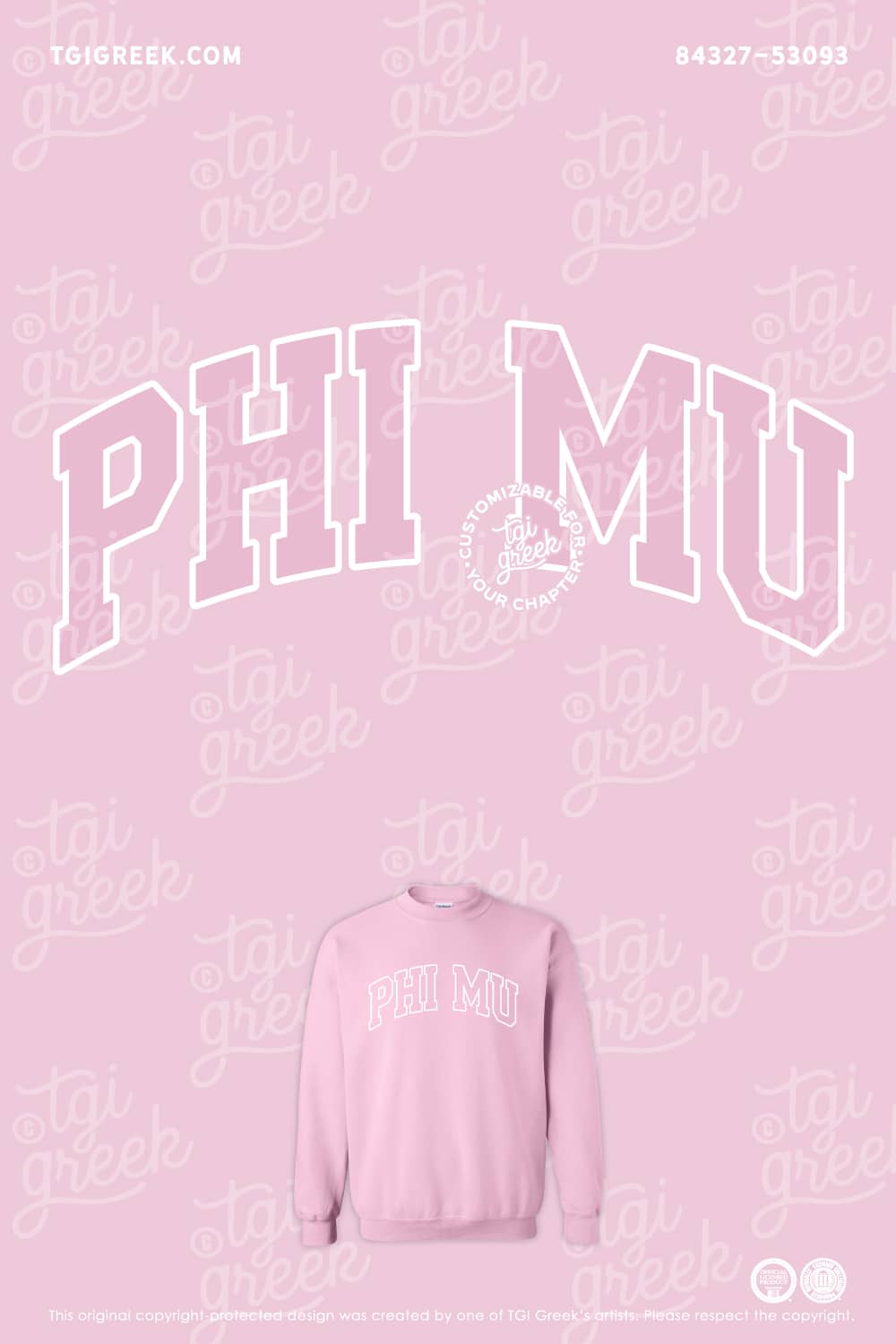 Phi Mu – TSU PR Crewneck