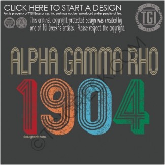 TGI-Alpha Gamma Rho throwback pr