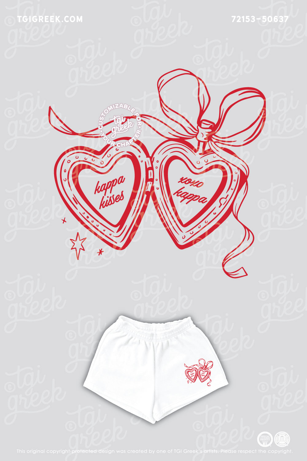 Kappa Kappa Gamma – GSU Valentines Shorts