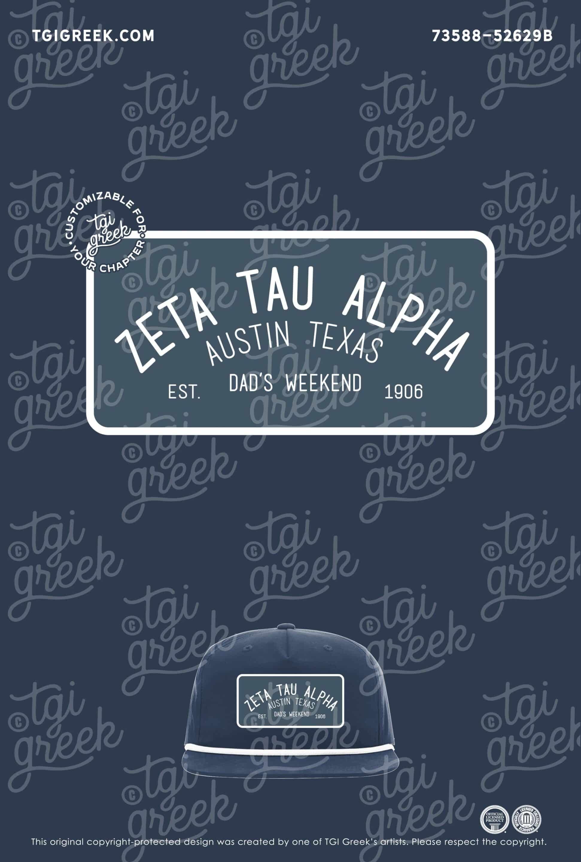 Zeta Tau Alpha – UTA Dads Weekend Hat