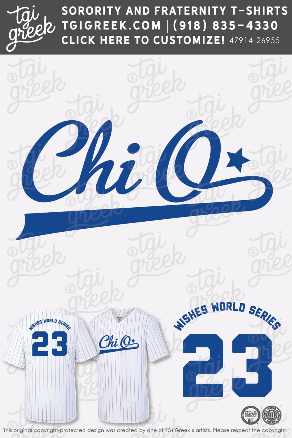 Chi Omega – AZSU Wish Week Jerseys