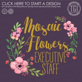 Mosaic Flowers-TAM Exec Staff