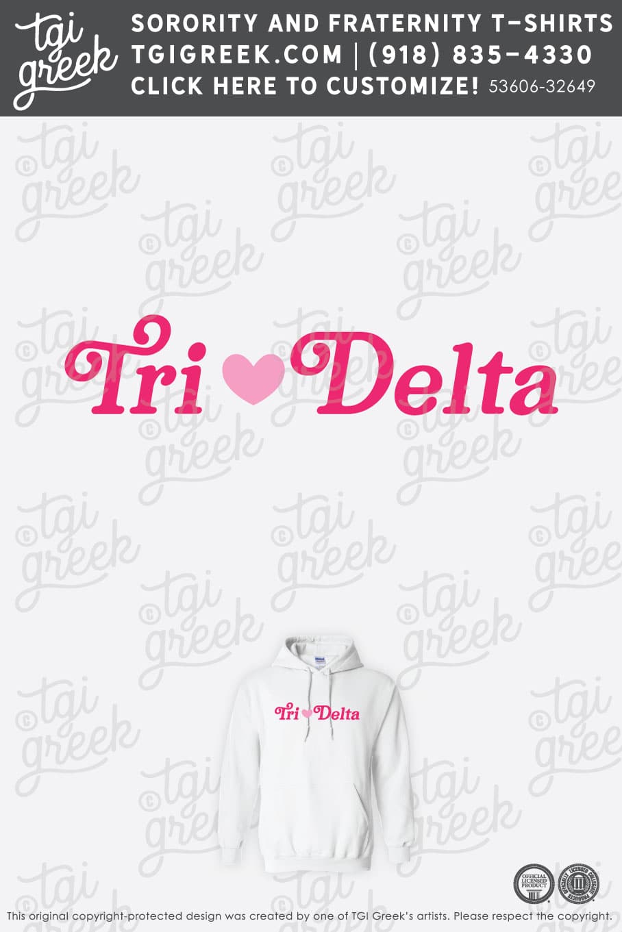 Delta Delta Delta – UCF Sweat Set Hoodie