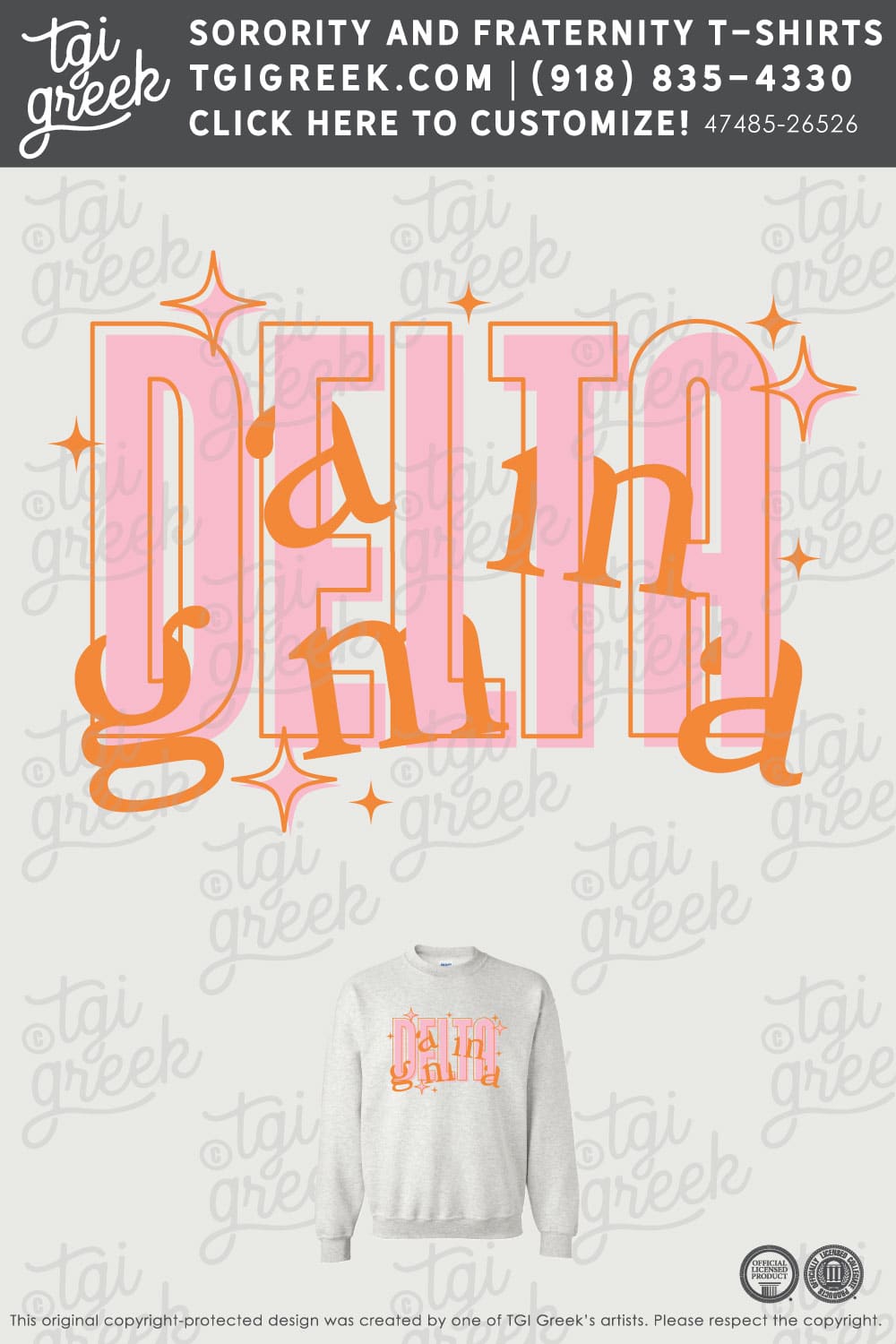 Delta Zeta – TSU PR Crewneck