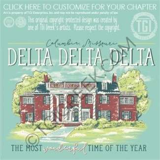 TGI-Delta Delta Delta MU Christmas Chapter House